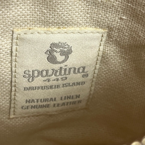 Spartina 449 Barbee Tassel Wristlet Linen/Leather Colorful Convenient Geometric - Picture 7 of 10